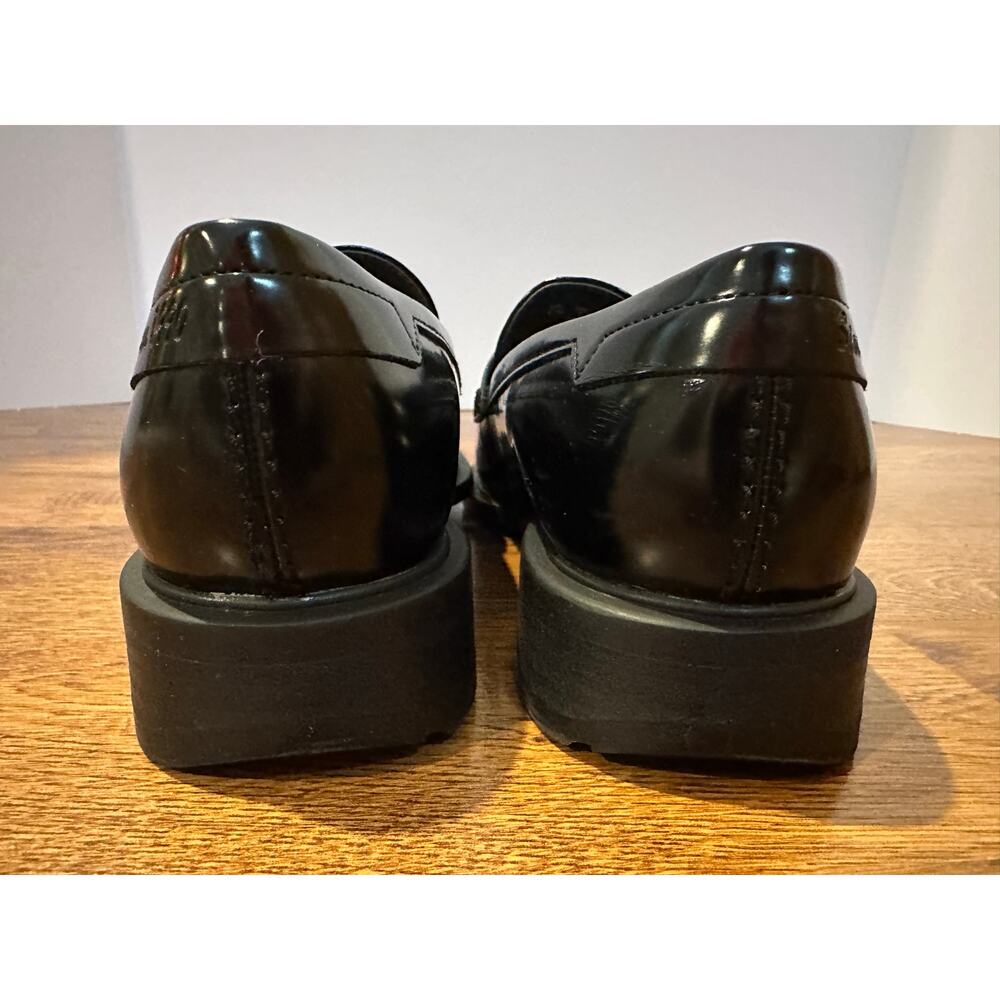 Franco Sarto Women's Eden Faux Patent Studded Loafers – Black – Size 9.5 - Picture 5 of 9